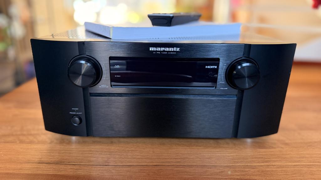 Marantz AV8003 7.1 Pre-amp + 7x RCA-kabels | THX Ultra-2, Marantz, Ophalen of Verzenden, Zo goed als nieuw, 120 watt of meer