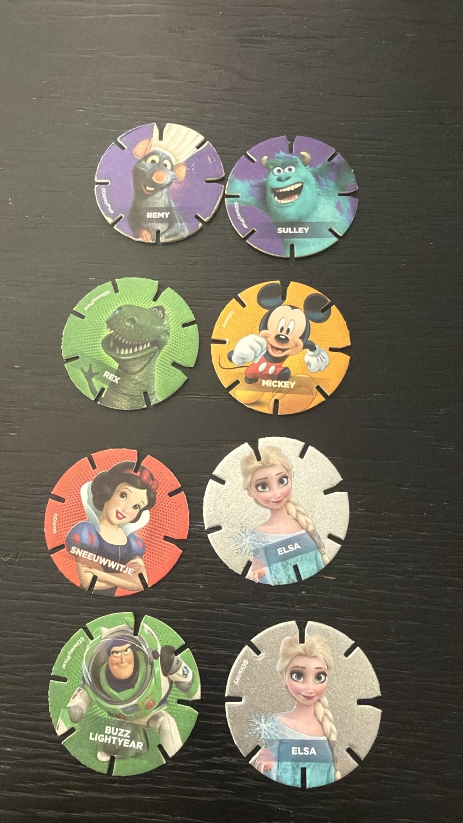 Disney AH diskeys Flippo's - Diverse Figuren, Ophalen of Verzenden, Gebruikt