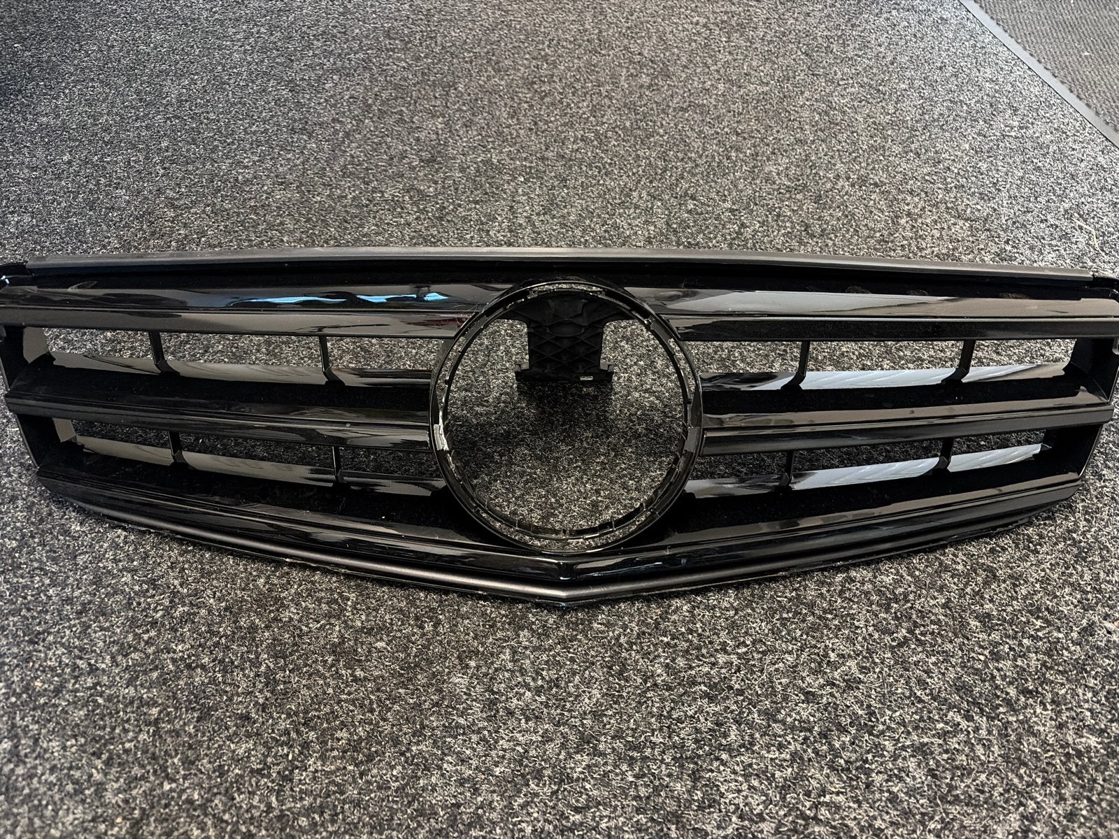 Zwarte grille voor Mercedes-Benz (zonder ster), Auto-onderdelen, Gebruikt, Voor, Mercedes-Benz, Ophalen of Verzenden