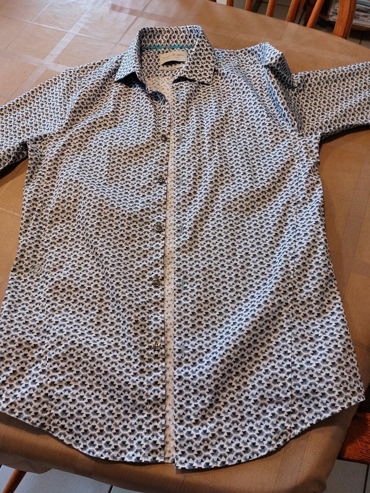 Overhemd Cast Iron maat S, Kleding | Heren, Ophalen of Verzenden, Zo goed als nieuw, Cast Iron