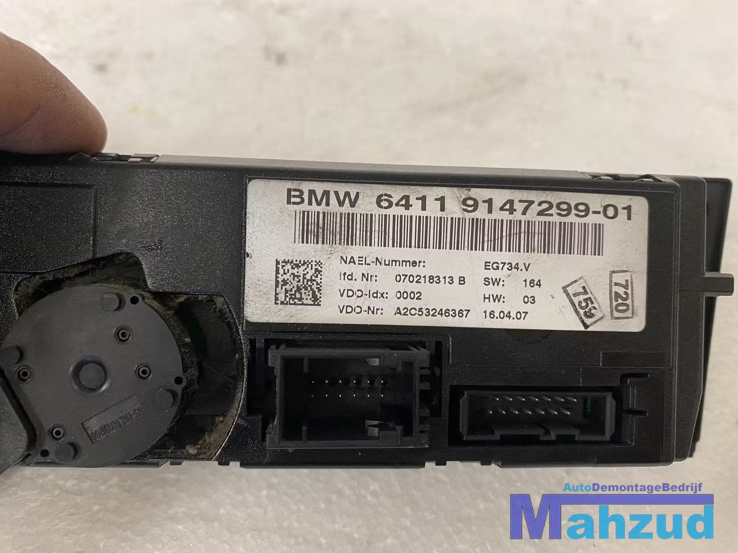 BMW 1 3 SERIE E90 E91 E81 E87 Kachel climate controle bedien, Auto-onderdelen, Petuelring 130
80788  Munich, DE, Gebruikt, Info@bmw.de