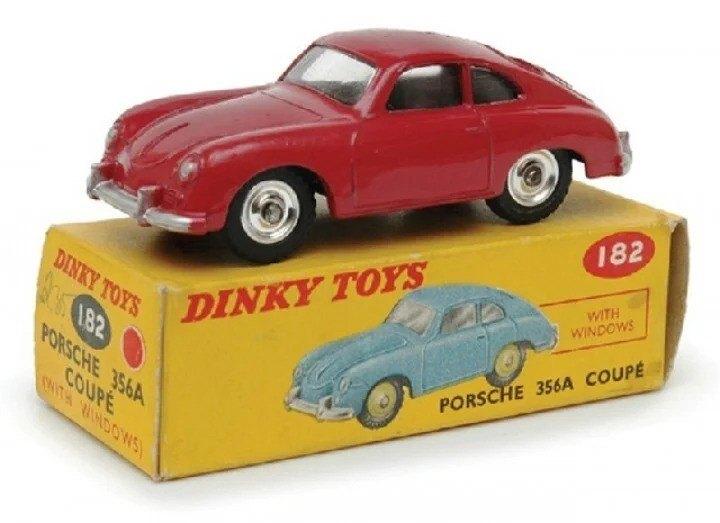 Porsche 356A COUPE rose, Hobby en Vrije tijd, Modelauto's | 1:43, Ophalen of Verzenden, Nieuw, Auto, Dinky Toys