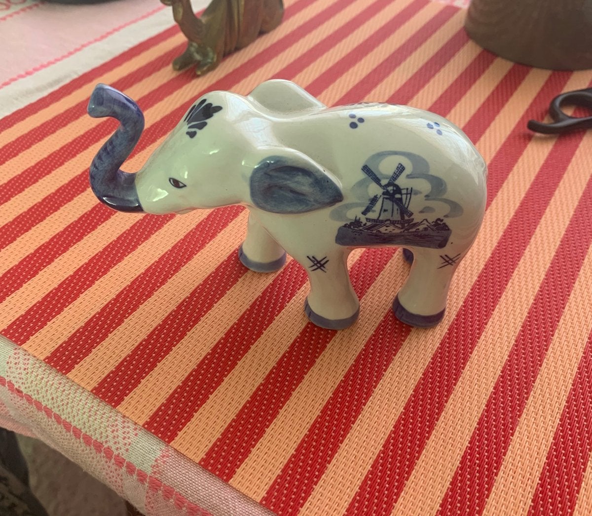 Delftsblauw olifantje, Verzamelen, Ophalen of Verzenden, Zo goed als nieuw, Dier