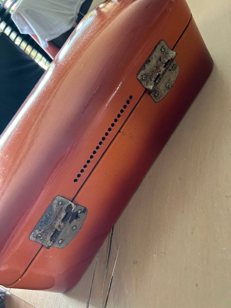 Vintage emaille broodtrommel, Ophalen