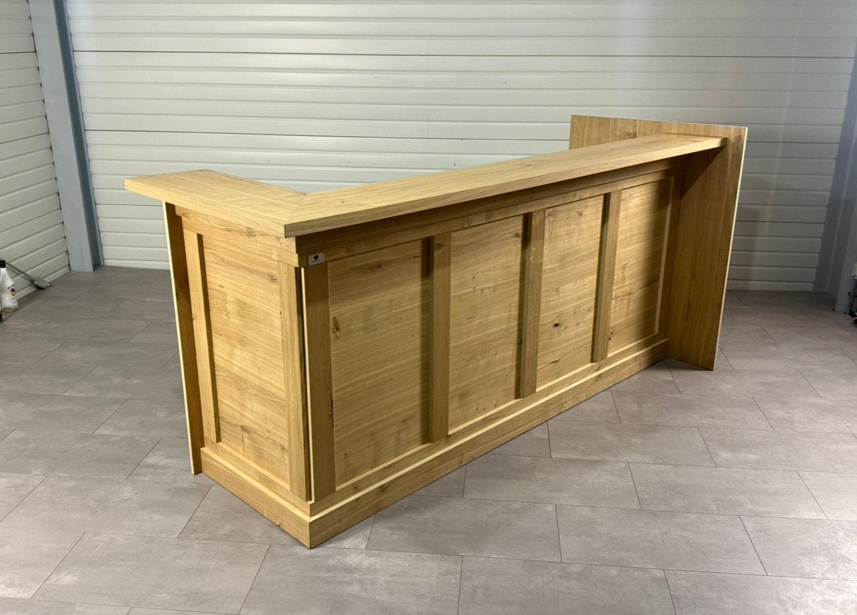 AANBIEDING! Hoekbar / Muurbar  / Mancave bar / Bar 250 cm, Ophalen, Info@123barren.nl, Open einde 12, 123 Barren