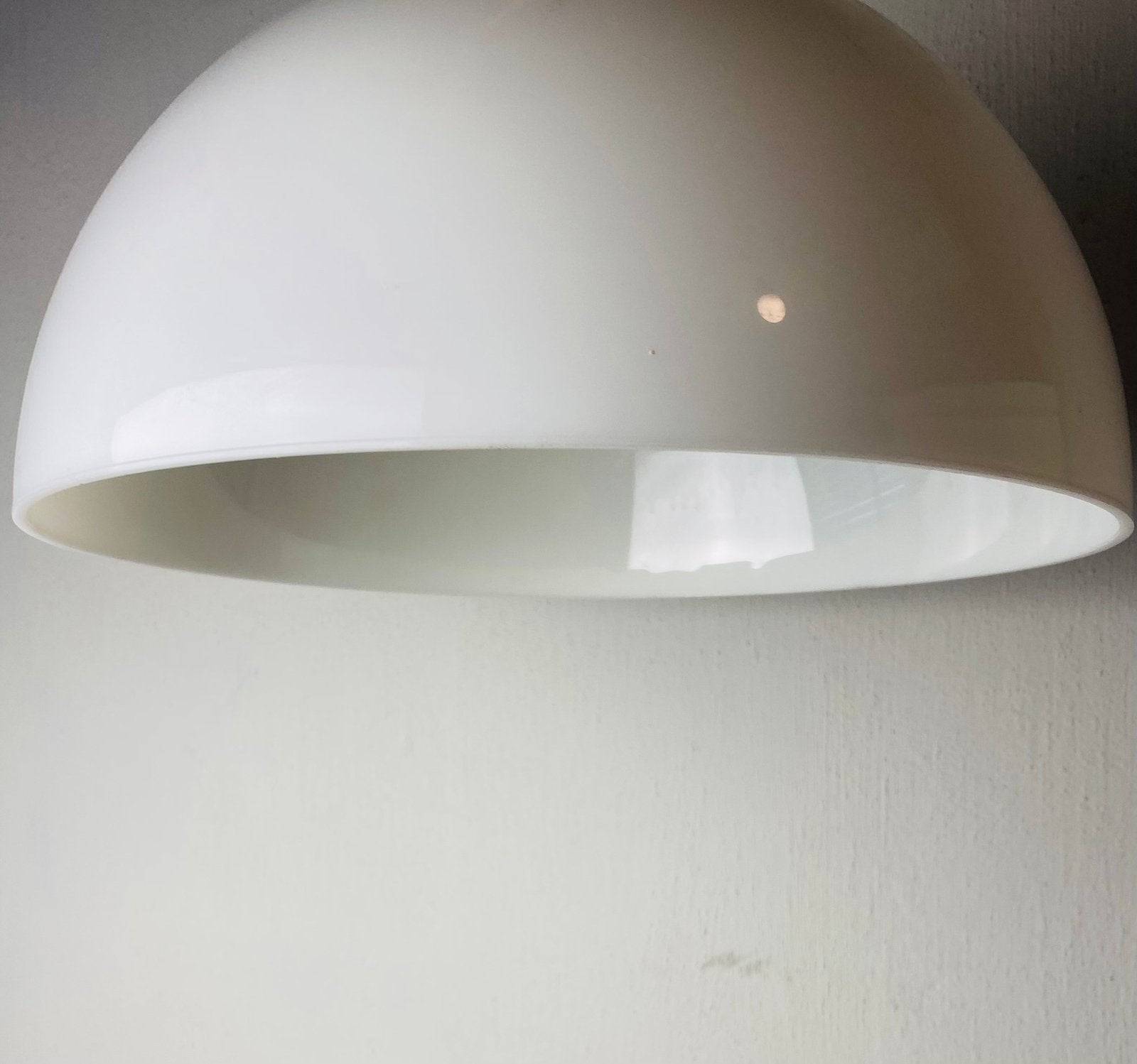 Space Age hanglamp bol van kunststof, Space Age, Kunststof, Gebruikt, Onbekend