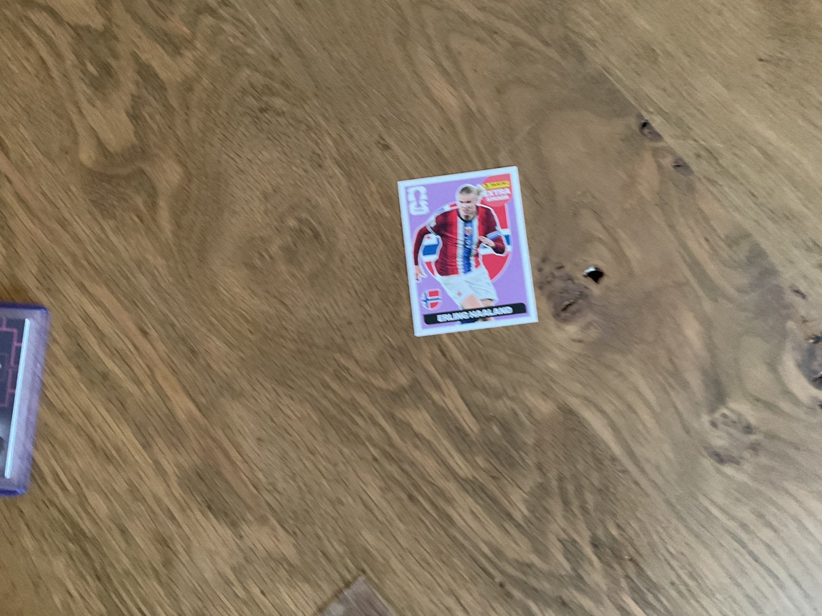 Superzeldzame sticker extra sticker paars haaland wk 2026, Ophalen of Verzenden, Nieuw