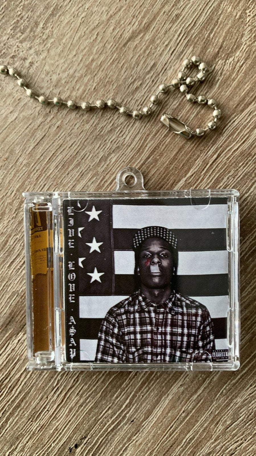 LIVE.LOVE.A$AP - A$AP Rocky | Album Sleutelhanger, Ophalen of Verzenden, Nieuw, Zilver, Overige materialen
