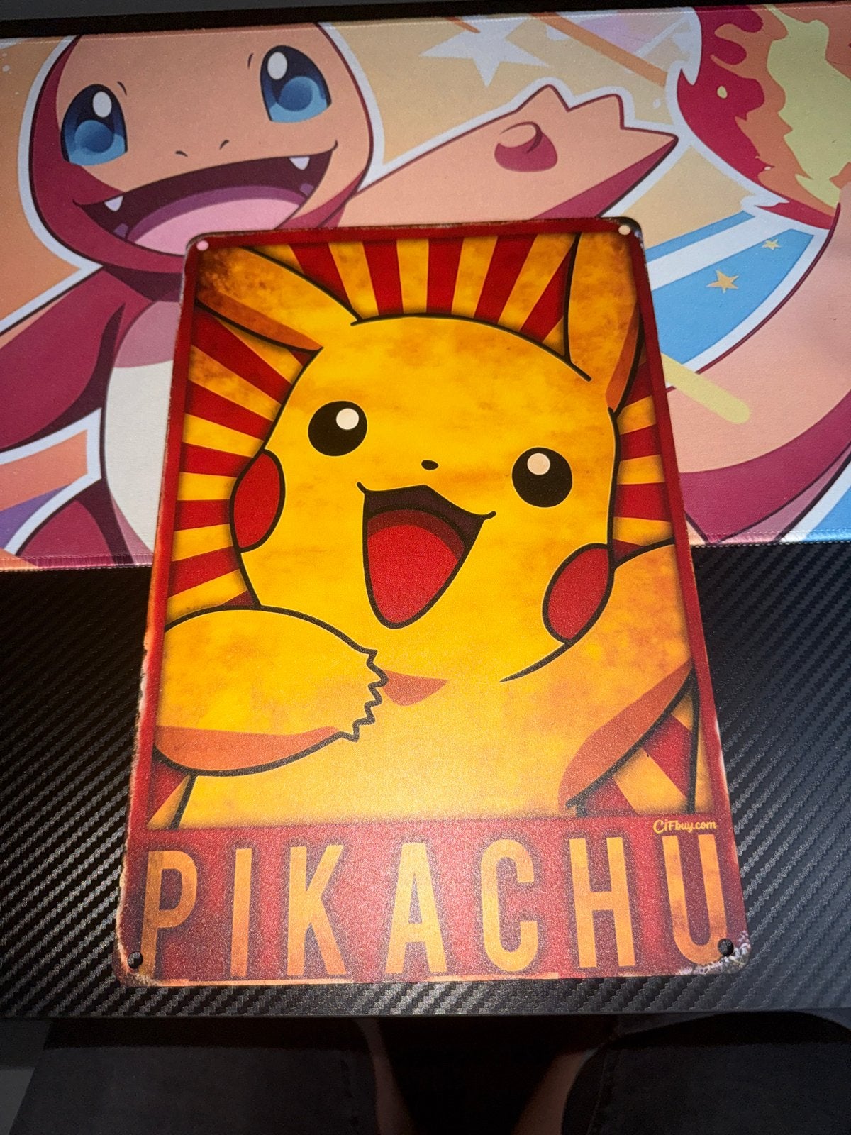 Pikachu metalen wanddecoratie - Pokémon, Ophalen of Verzenden, Gebruikt