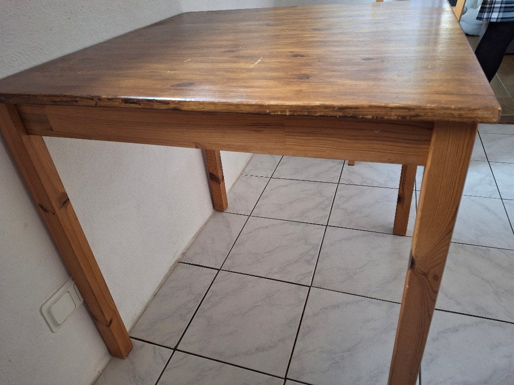 Keuken tafel, Ophalen, Gebruikt, 50 tot 100 cm, Vierkant