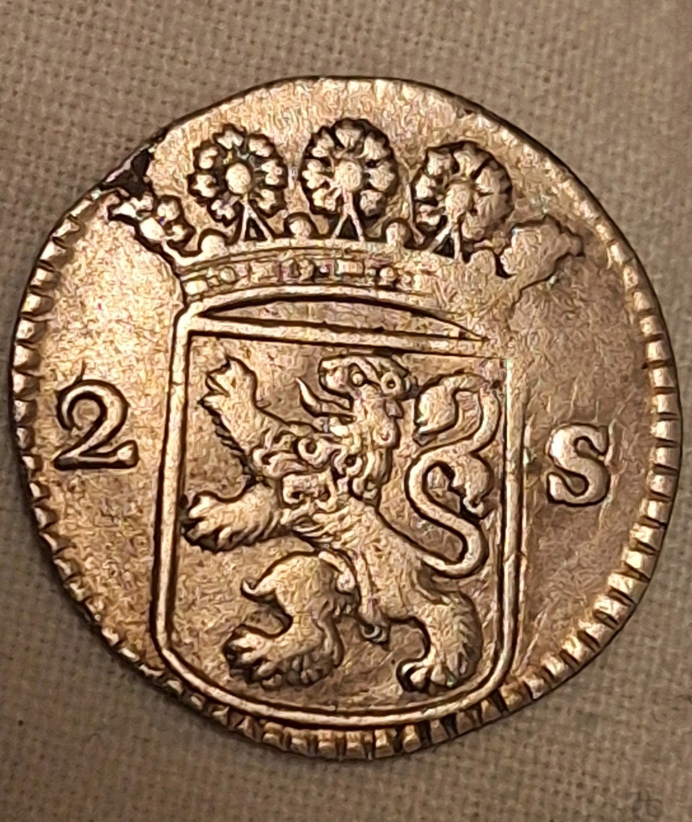 Zilveren 2 Stuiver 1732 Holland – Schaarse Variant Overslag, Vóór koninkrijk, Verzenden, Zilver, Overige waardes