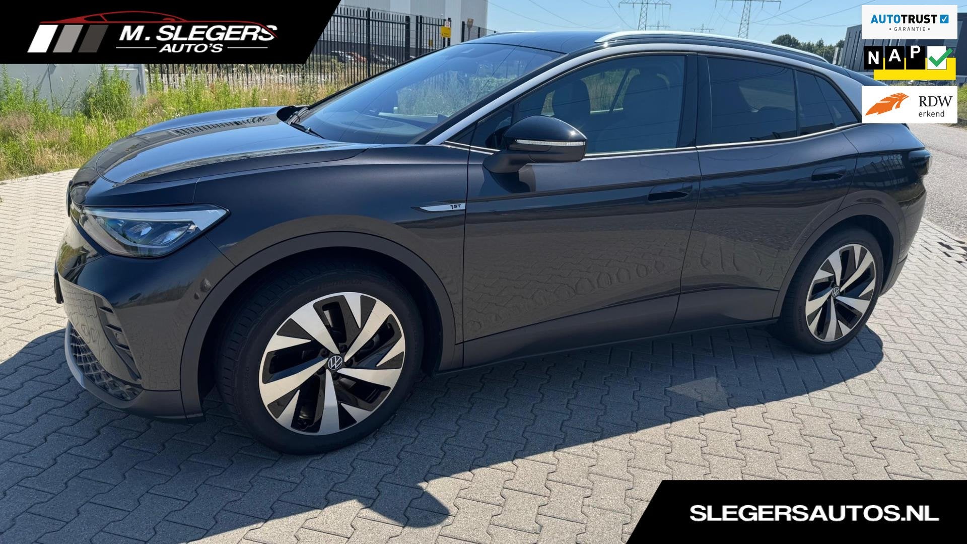 Volkswagen ID.4 First 77 kWh*1ste eig*Warmtepomp*SOH 93%, Auto's, Automaat, Achterwielaandrijving, Gebruikt, Origineel Nederlands