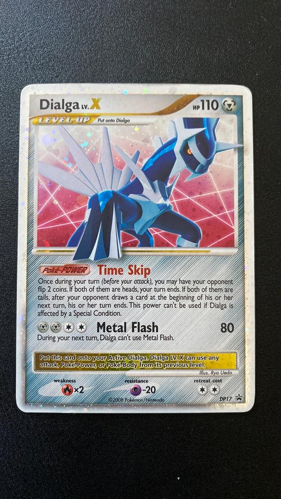 Pokemon Dialga lv X dp17 promo holo, Verzenden, Gebruikt, Losse kaart