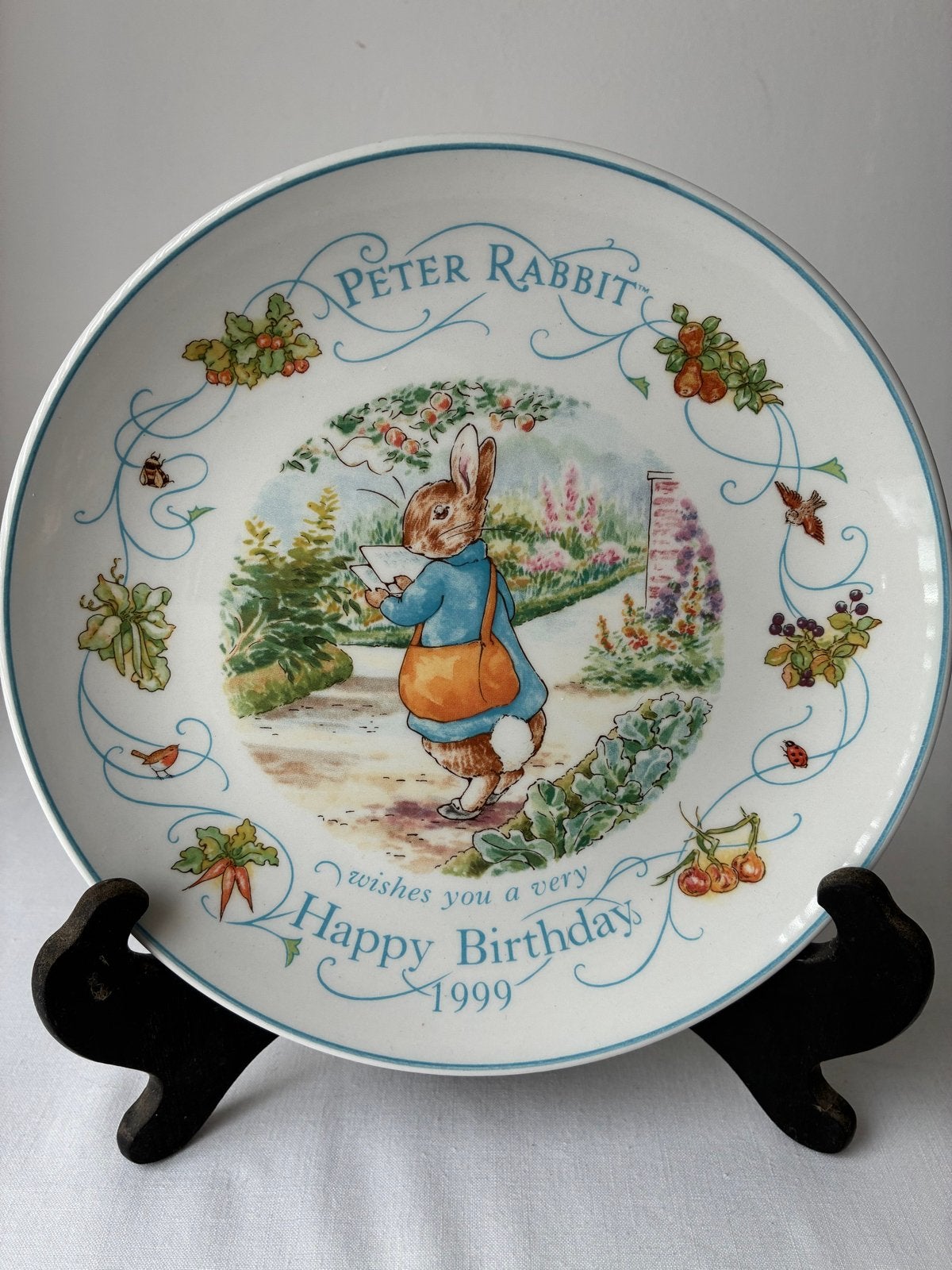Wedgwood Peter Rabbit Verjaardagsbord 1999, Ophalen of Verzenden