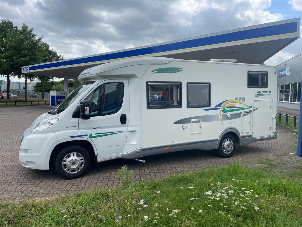 Chausson Welcome 95 Kan mnd geschorst worden RDW €29, Caravans en Kamperen, Campers, Fiat, Koelkast, 6 tot 7 meter, Chausson