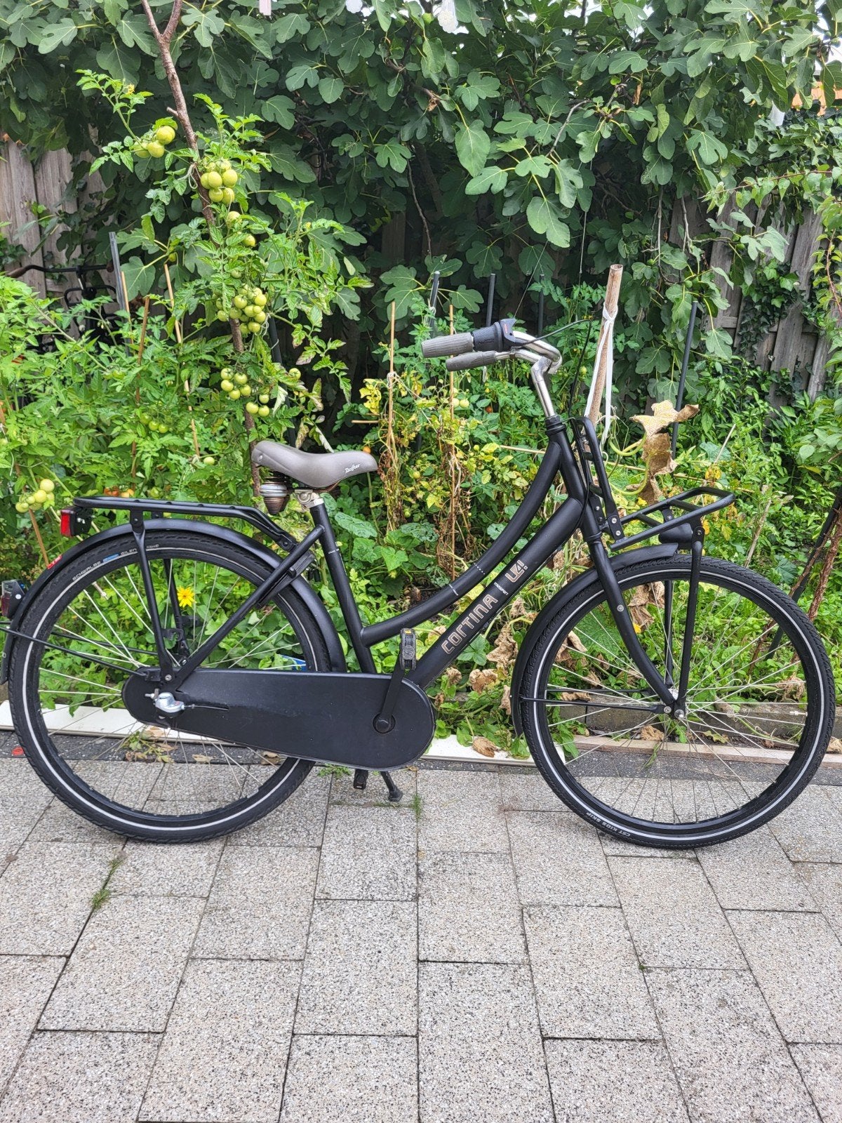 Cortina U4 Transportfiets 26 inch Zwart Mat Frame 46, Ophalen of Verzenden, Gebruikt, Overige merken