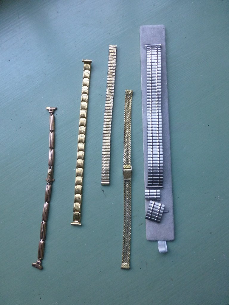 Schakel-Rekband 5 stuks voor Horloges doublé en Staal, Verzenden, Nieuw
