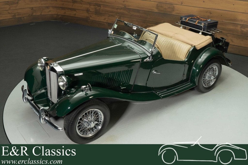 MG TD MK2 | Extensively restored | 1953, Auto's, Oldtimers, Bedrijf, Te koop, Lederen bekleding, Open dak, MG, Benzine, Cabriolet