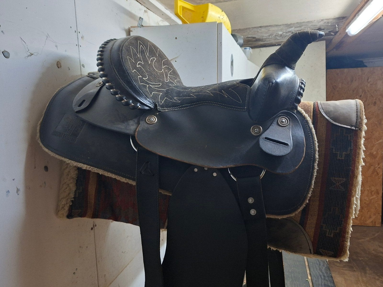 westernzadel met singel en pad, Dieren en Toebehoren, Paarden en Pony's | Zadels, Gebruikt, Dressuur, Ophalen of Verzenden