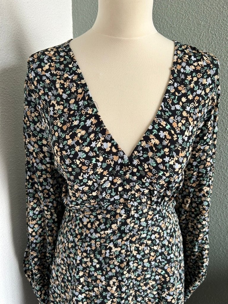 Fabienne Chapot maat 40 bloemetjes Lynn dress 143, Maat 38/40 (M), Blauw, Ophalen of Verzenden, Zo goed als nieuw