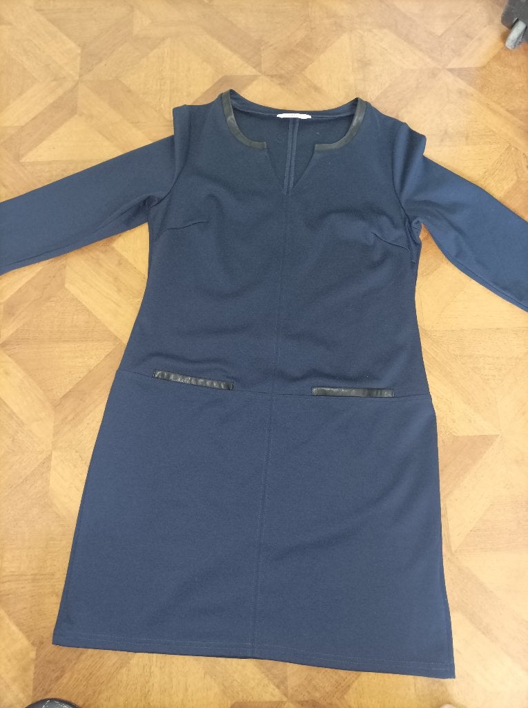Camaïeu jurk donkerblauw maat M/38, Maat 38/40 (M), Blauw, Camaieu, Ophalen of Verzenden