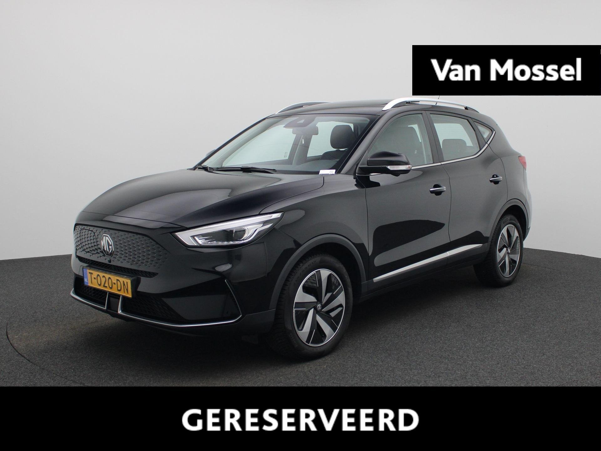 MG ZS EV Long Range Luxury 70 kWh | Leder | Panoramadak | Le, Auto's, 12 maanden, Gebruikt, ZS, Zwart