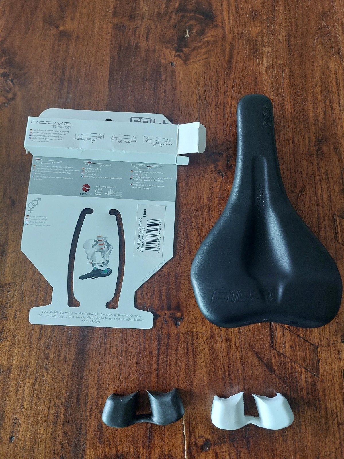 SQlab 610 Ergolux active 2.0 fietszadel 15 cm, Ophalen