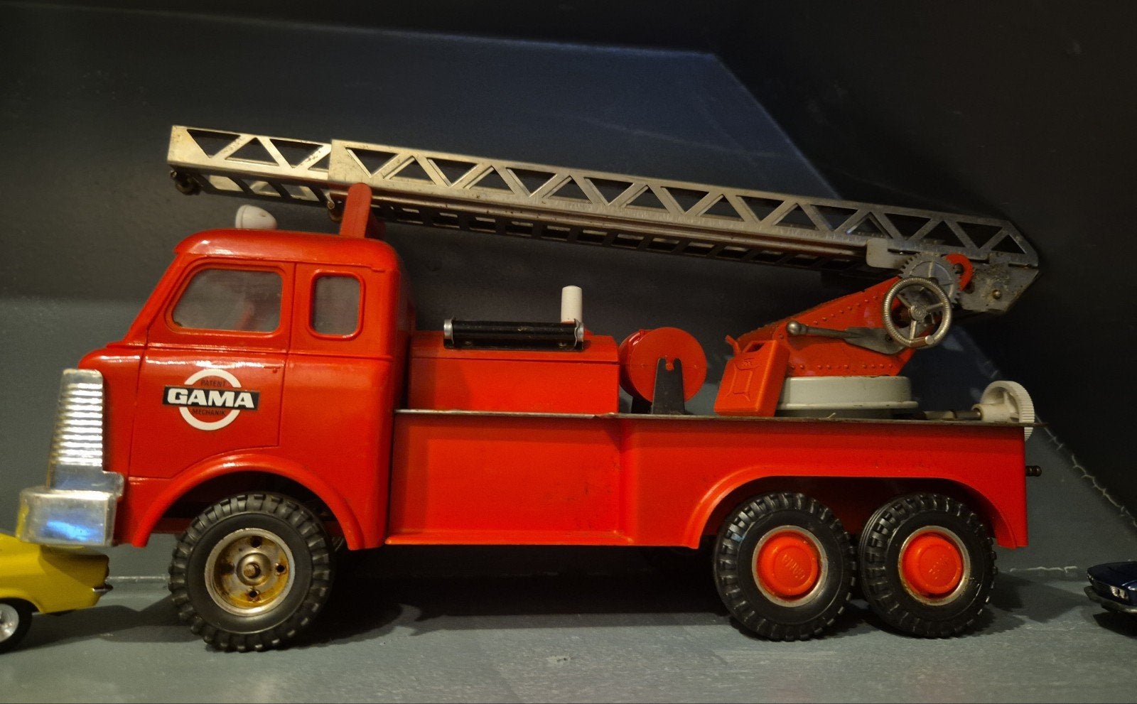 Gama Brandweerwagen 1:20 - Vintage Speelgoedmodel, Ophalen of Verzenden