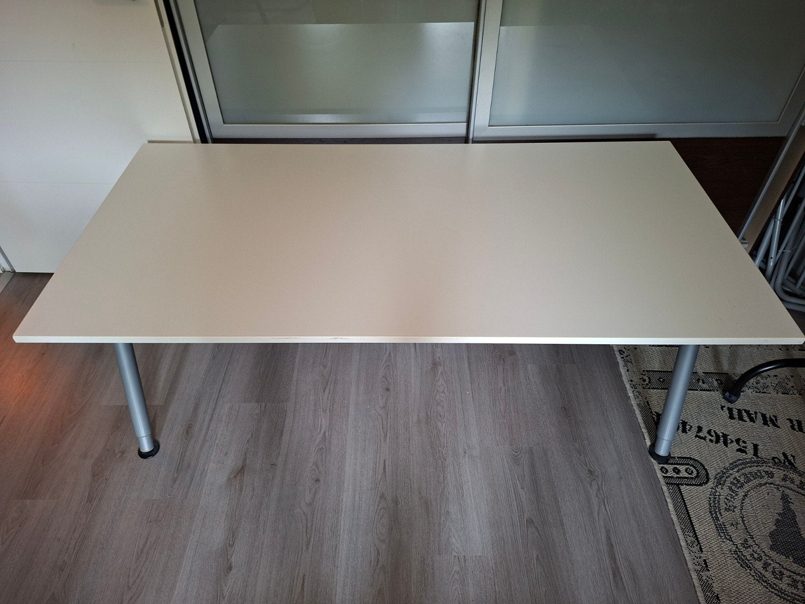 IKEA Galant bureau 160x80cm - Verstelbaar en ruim, Ophalen, Overige typen, Gebruikt, Spaanplaat of MDF