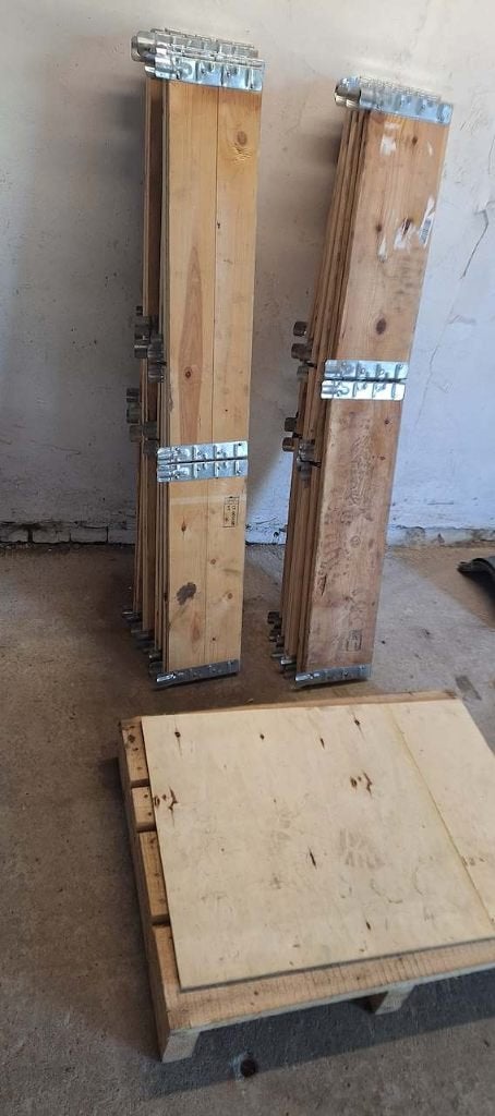 palletranden met mini pallet 80 x 60, Doe-het-zelf en Verbouw, Ophalen, Gebruikt, 100 cm of meer, 60 cm of meer
