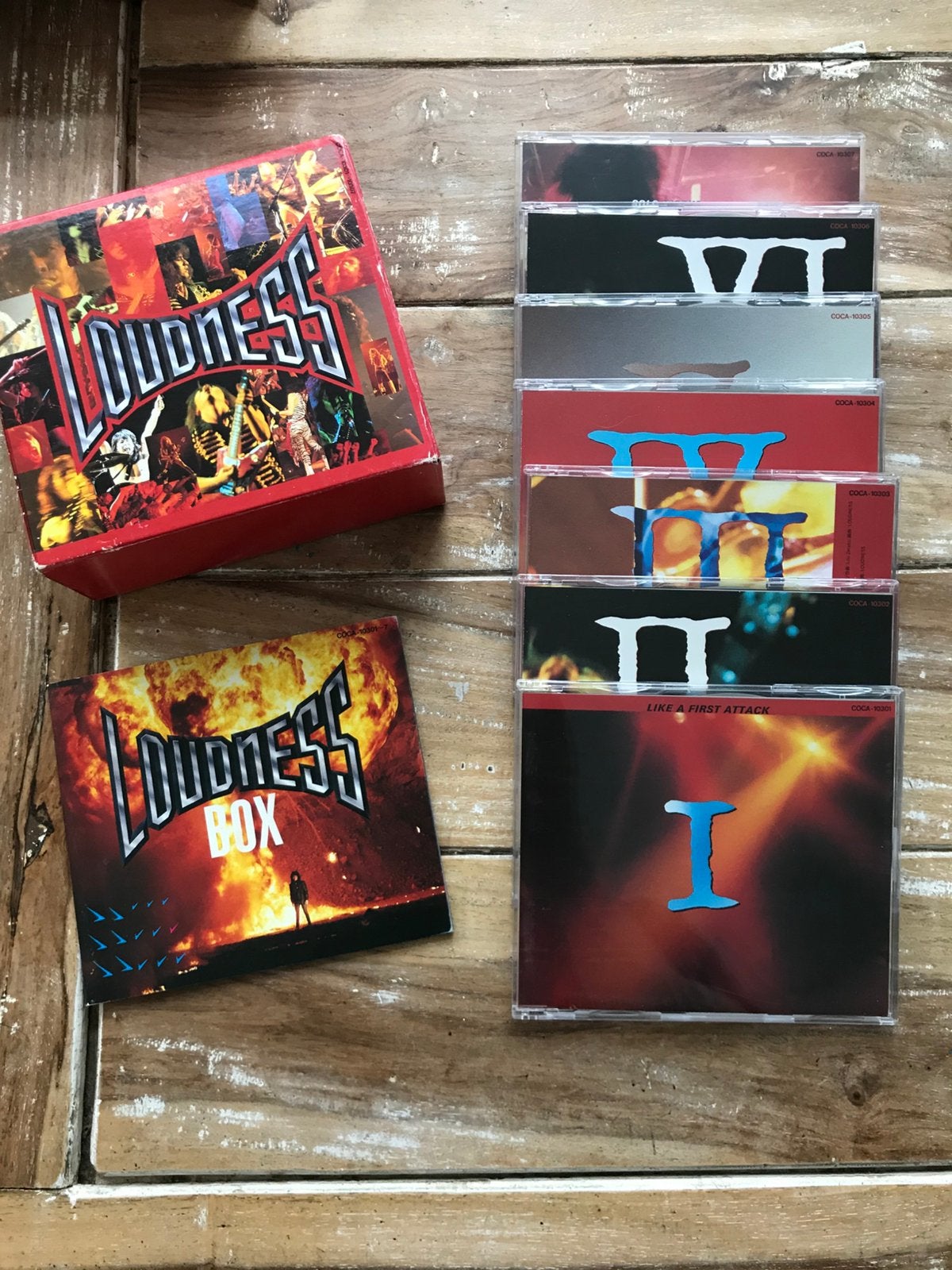 Loudness Japanse import 7 cd Box, Ophalen of Verzenden, Zo goed als nieuw