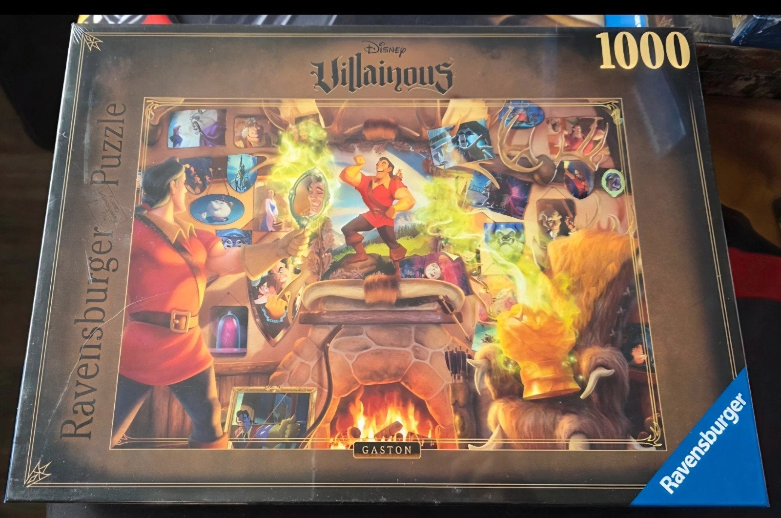 Ravensburger Disney Villainous Gaston Legpuzzel 1000 stukjes, Ophalen of Verzenden, 500 t/m 1500 stukjes, Nieuw, Legpuzzel
