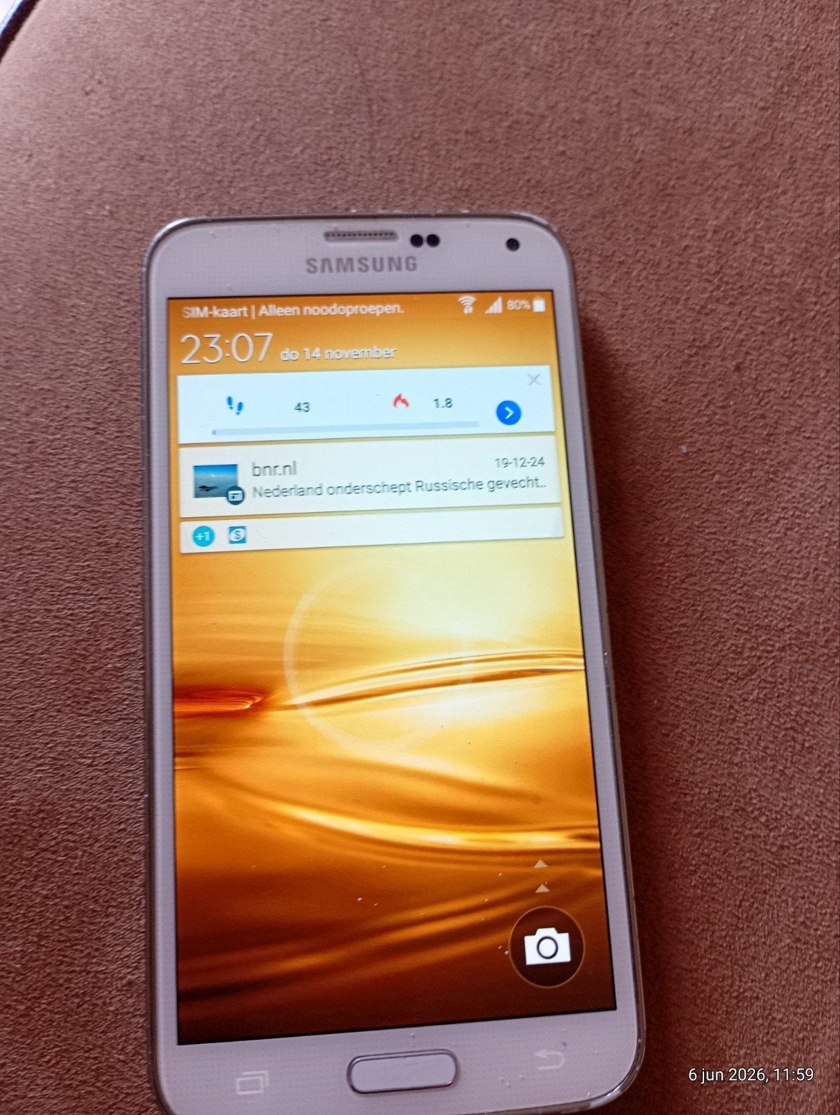 Samsung Galaxy s5, Telecommunicatie, Mobiele telefoons | Apple iPhone, Ophalen of Verzenden, 16 GB, IPhone 5S