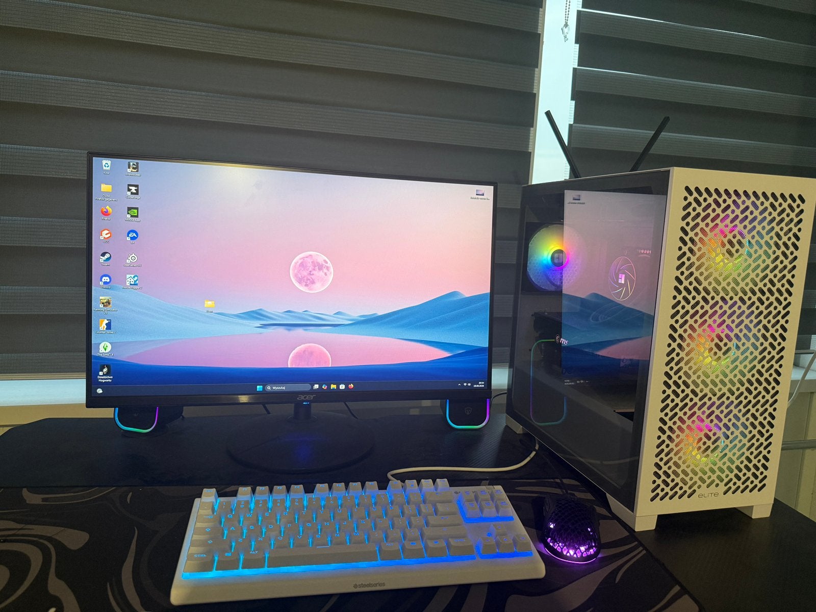 Complete Gaming PC Set, Ophalen, Zo goed als nieuw, Gaming, SSD
