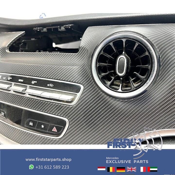 W447 V KLASSE DASHBOARD PANELEN SIERLIJST SET CARBON Mercede, Gebruikt, -, Ophalen of Verzenden, -