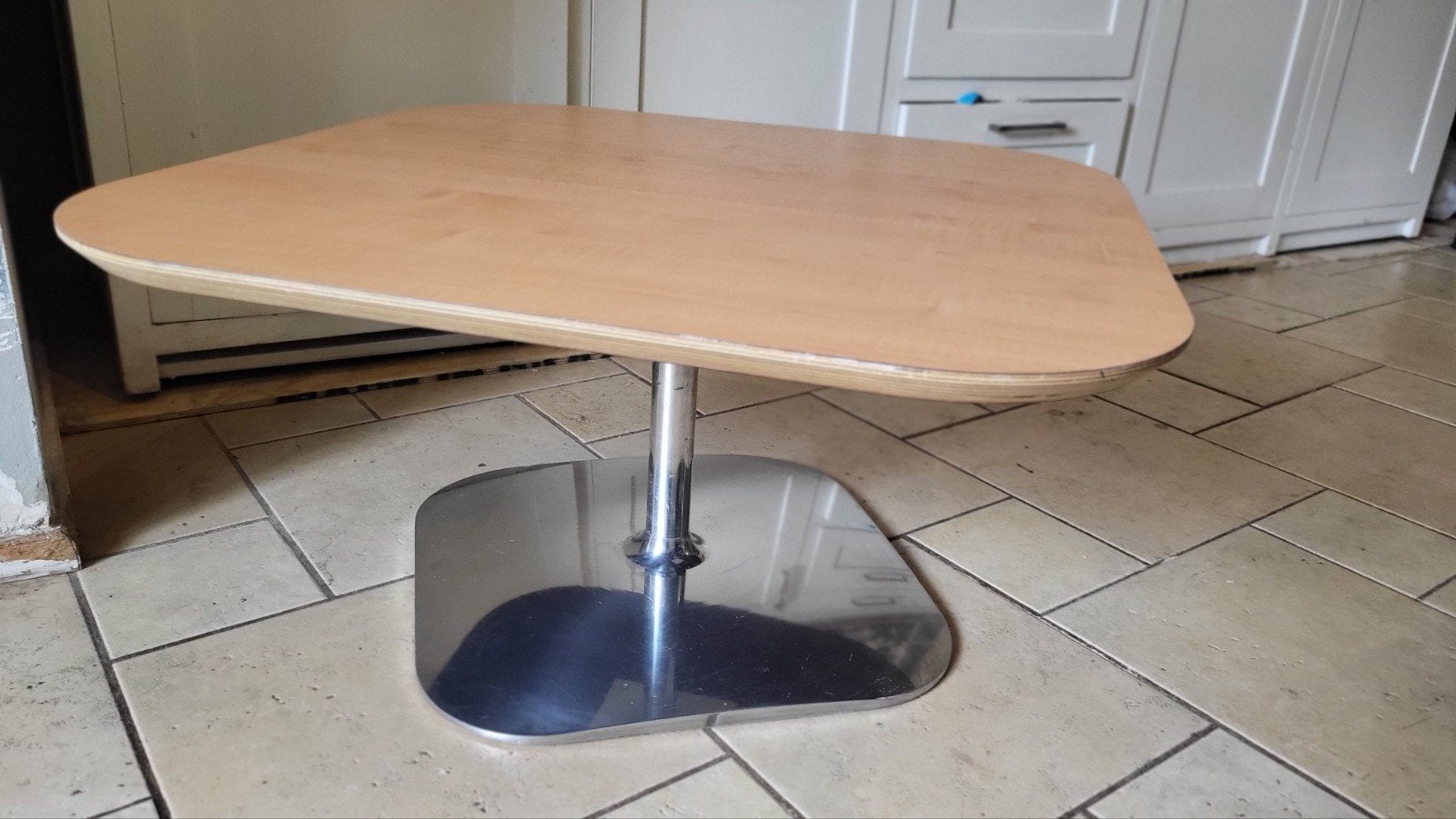 Vintage Artifort Congo draaibare salontafel of ceffee table, Ophalen, Rechthoekig, 75 cm of meer