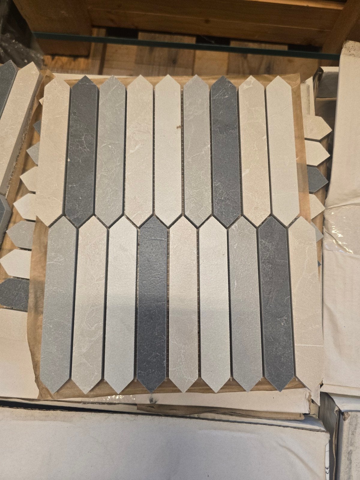 DOM Ceramiche Mozaïek Tegels - Picket Ara Stone Ret, Doe-het-zelf en Verbouw, Tegels, Ophalen, 60 cm of meer, Nieuw, 10 m² of meer
