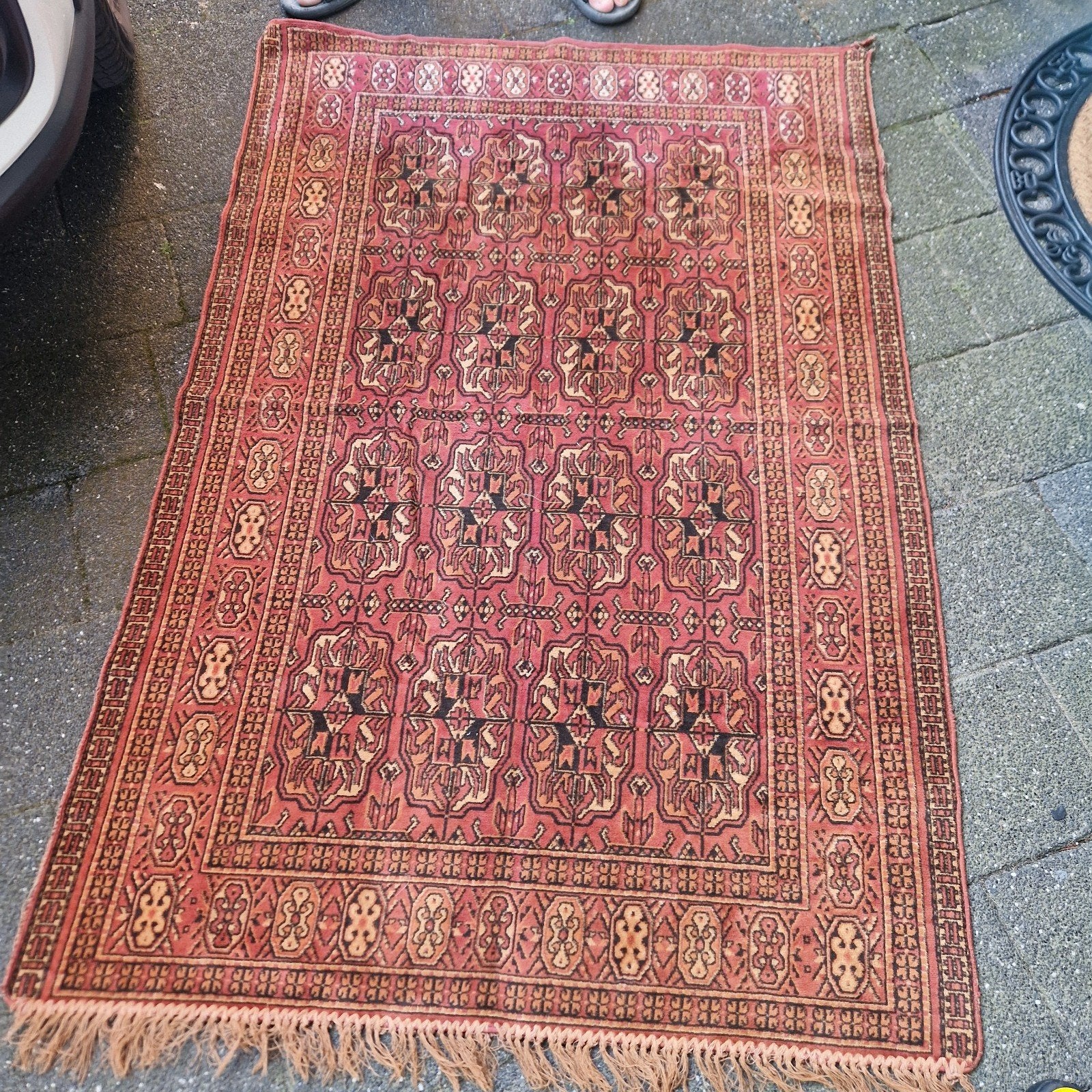 Wandkleed of Tafelkleed - Oosters Patroon 95x146 cm, Huis en Inrichting, Gebruikt, Oosters, Traditioneel, Rechthoekig, 100 tot 150 cm