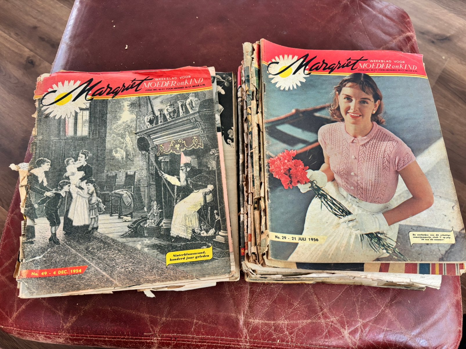 Oude Margriet tijdschriften uit 1956 / 1959, Boeken, Ophalen, Gelezen, Damesbladen