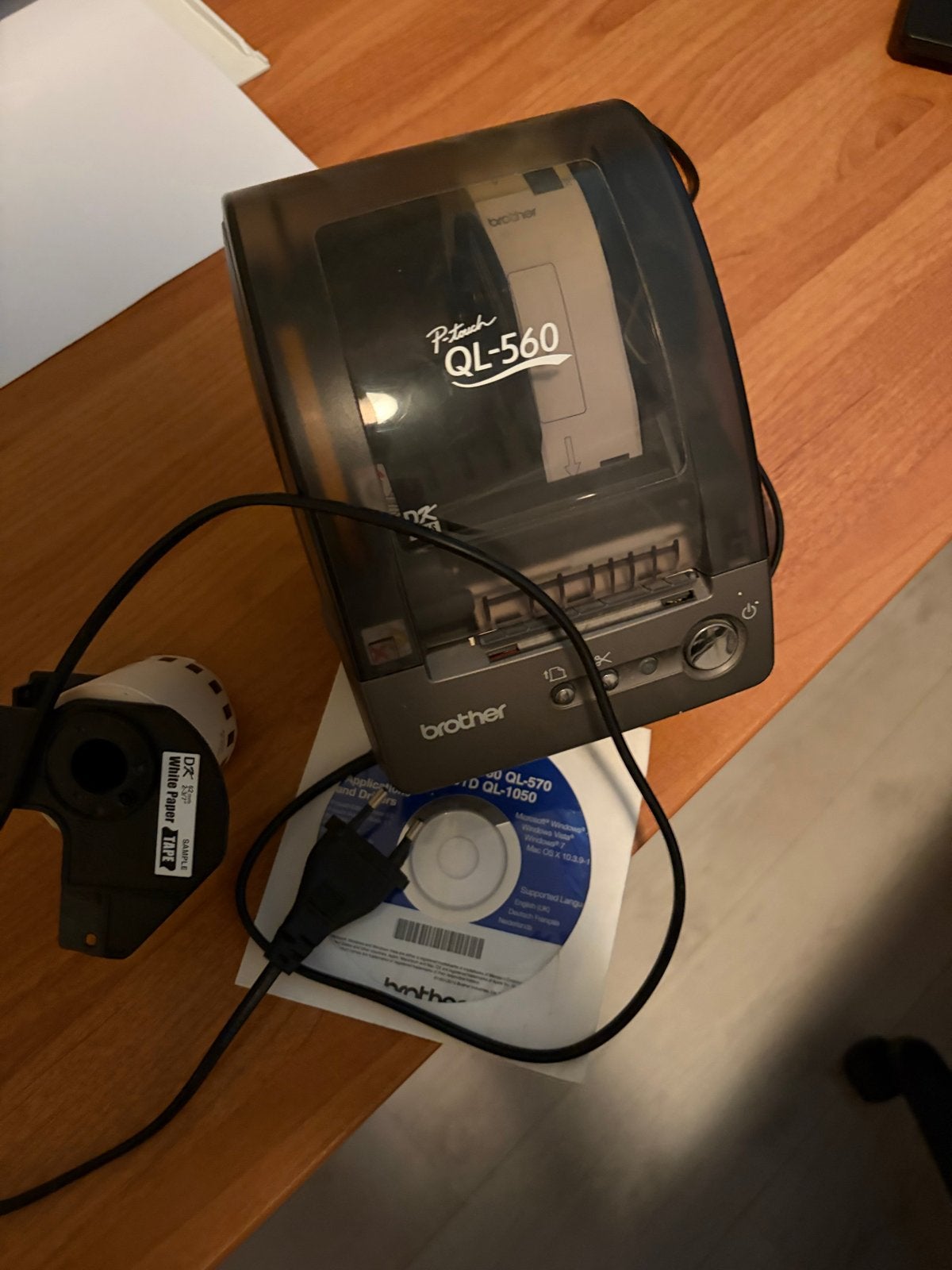 Brother P-touch QL-560 Labelprinter, Ophalen of Verzenden, Zo goed als nieuw, Etiket