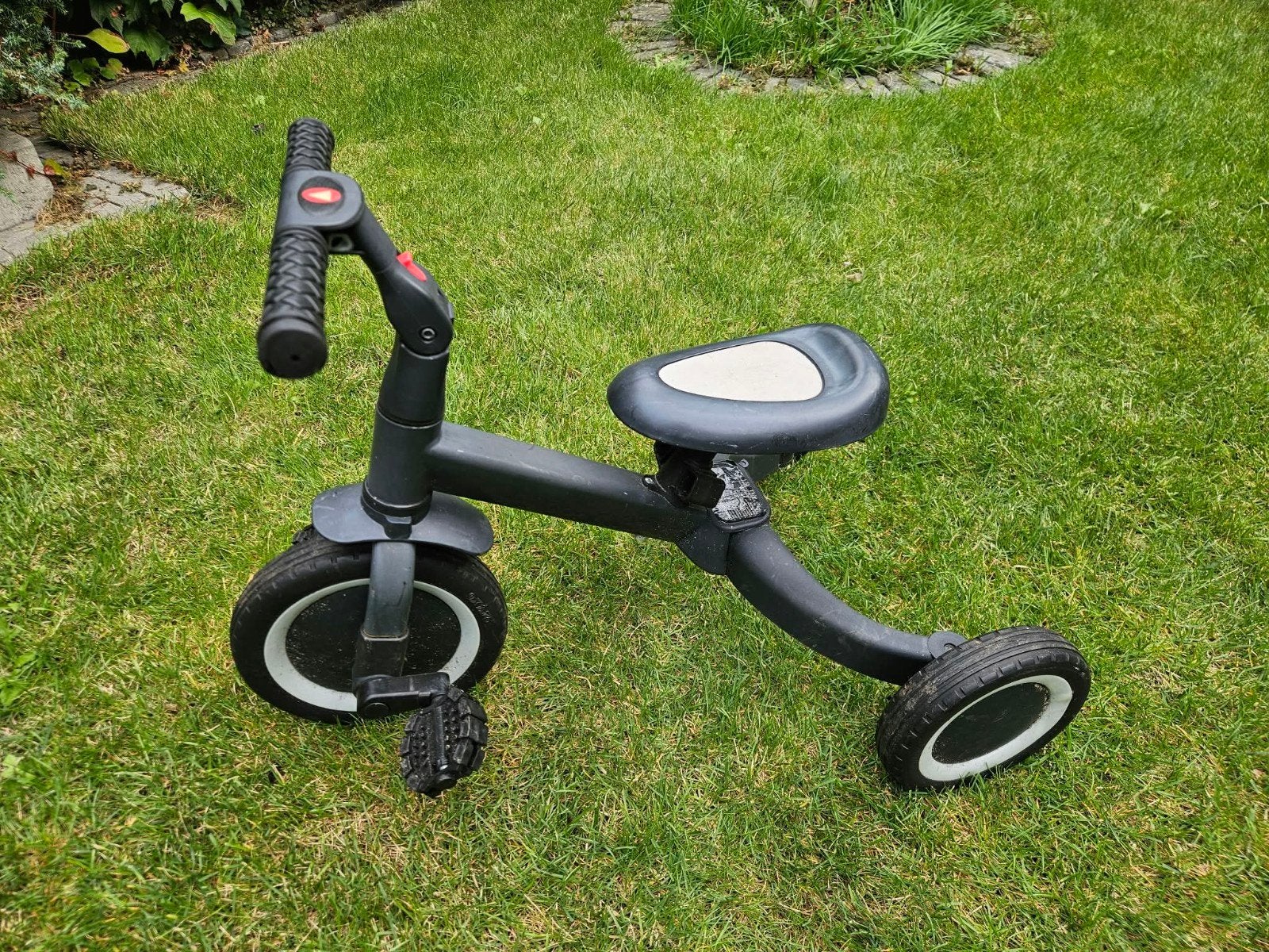 Topmark 2-in-1 Driewieler/Loopfiets - Zwart, Fietsen en Brommers, Ophalen, Gebruikt, Topmark