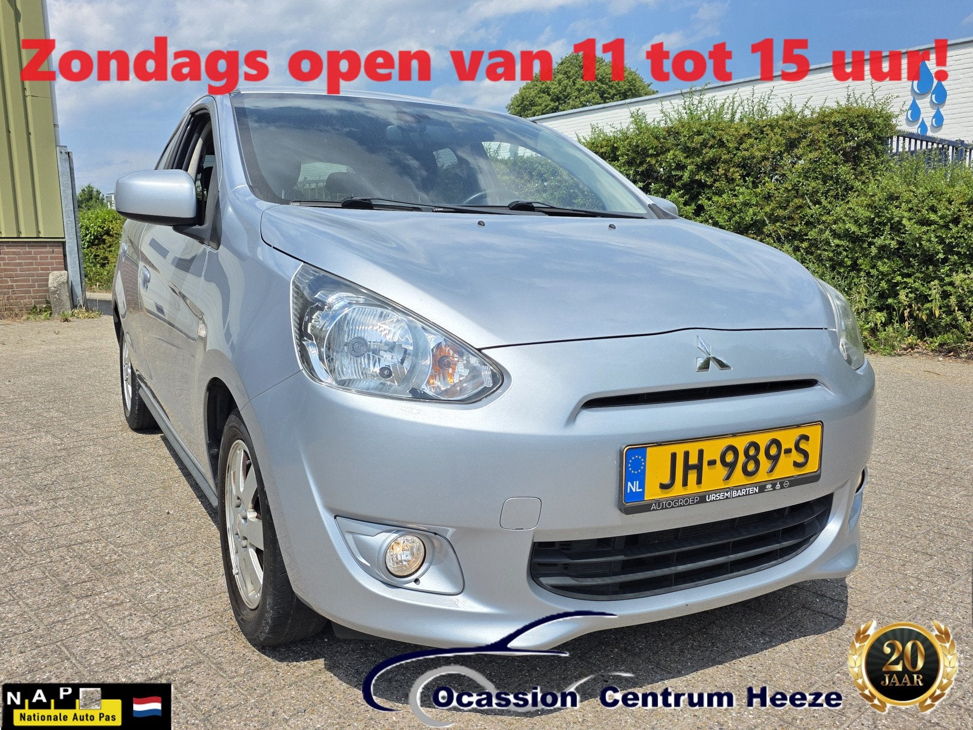Mitsubishi Space Star 1.0 AUT! Lm Velgen! Dealer Onderhoud!, Auto's, Mitsubishi, Dealer onderhouden, Stof, Gebruikt, Euro 6