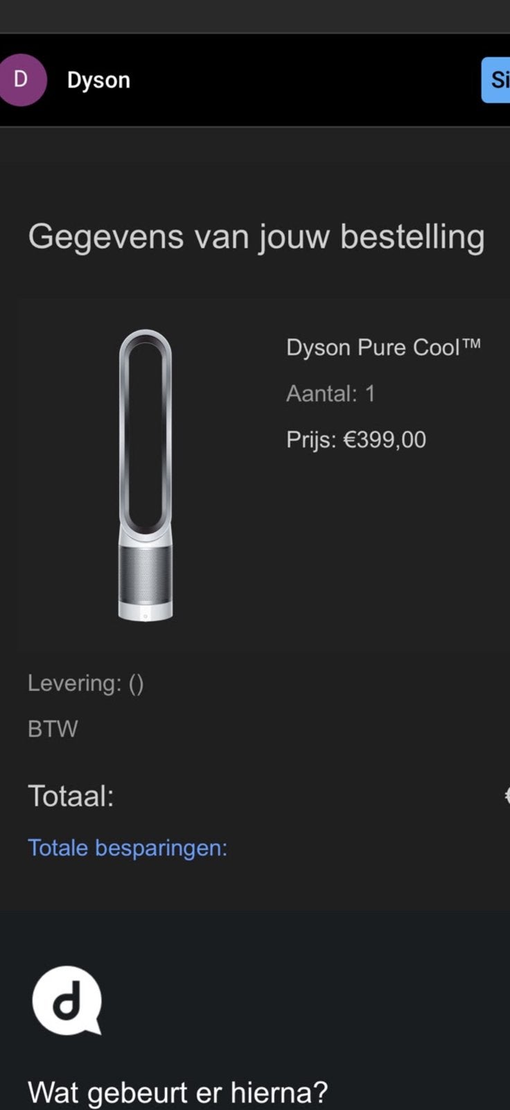 Dyson Cooling Tower: Schone Lucht & Verfrissing! ZGAN!, Witgoed en Apparatuur, Ventilatoren, Ophalen of Verzenden, Zo goed als nieuw