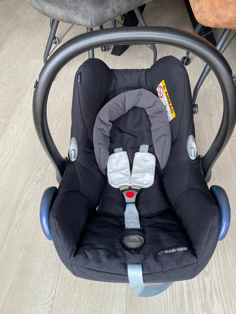 Maxi Cosi CabrioFix Black Raven, Ophalen, 0 t/m 13 kg, Maxi-Cosi, Gebruikt