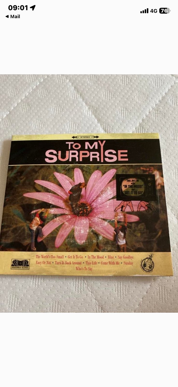 To My Surprise - Zeldzame CD (Roadrunner Records), Cd's en Dvd's, Cd's | Pop, Gebruikt, 2000 - 2009, Ophalen of Verzenden