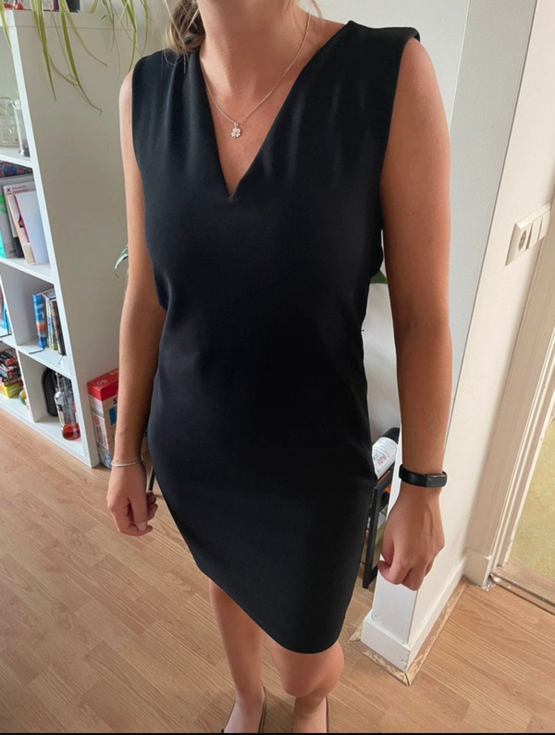 Zwart (gala) jurkje / black dress maat M Mango, Maat 38/40 (M), Zwart, Ophalen of Verzenden, Zo goed als nieuw