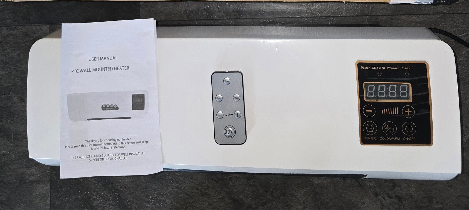 Electromax LX-333 Wandgemonteerde Kachel/Airco, Verwarmen, Nieuw, 3 snelheden of meer, Ophalen of Verzenden