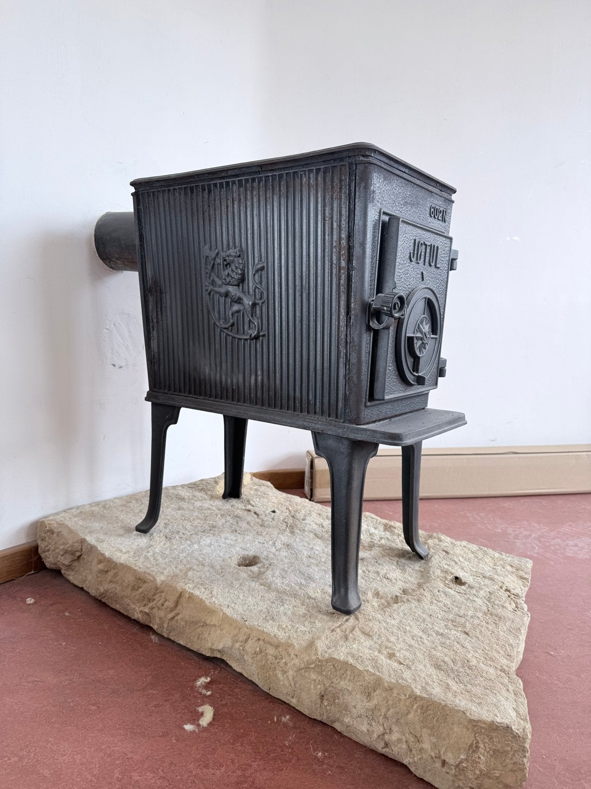 Jotul 602N Houtkachel met scheur, Ophalen, Gebruikt, Houtkachel, Vrijstaand