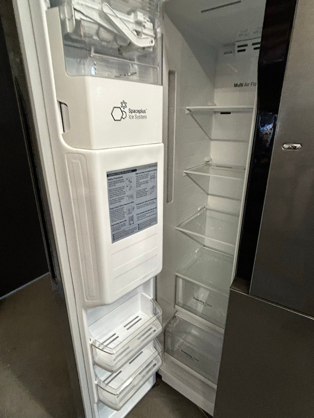 LG Amerikaanse koelkast, Witgoed en Apparatuur, Ophalen, Gebruikt, 200 liter of meer, 60 cm of meer