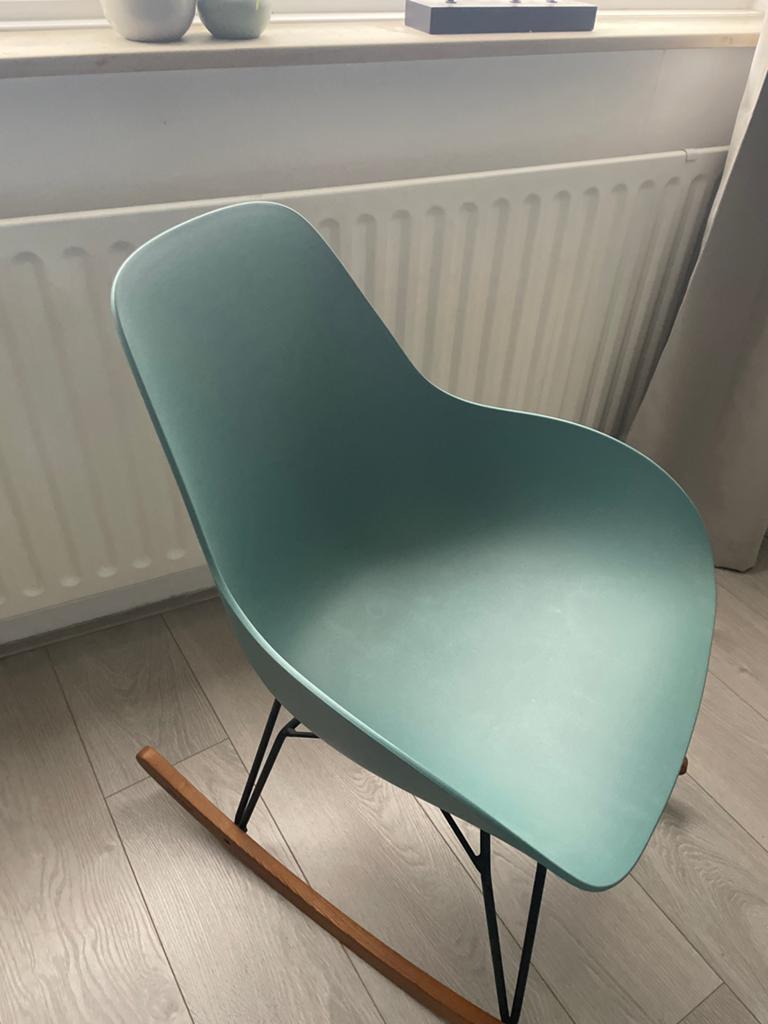 Kubikoff Diamond Rocking chair, Huis en Inrichting, Kunststof, Blauw, Nieuw, Ophalen of Verzenden